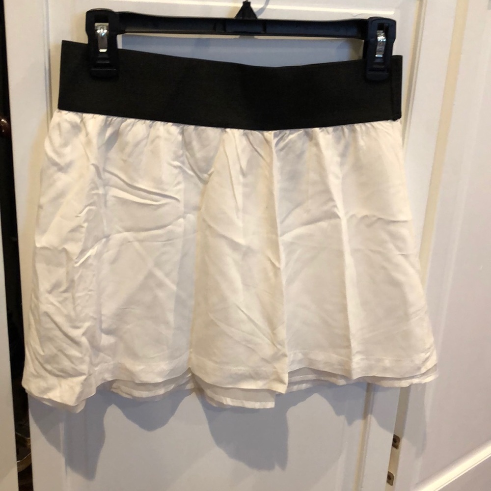 White skirt